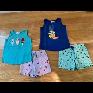 Hanna Andersson tank/short sets